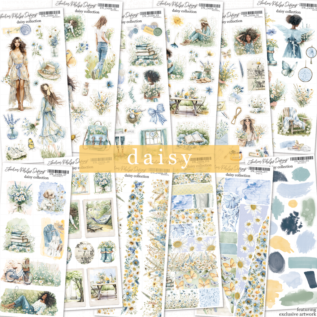 Daisy Collection | Collection Bundle | All 12 sheets