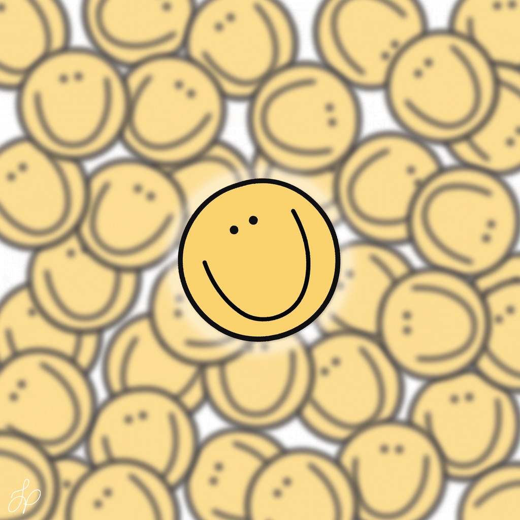Smiley Face Decal Sticker