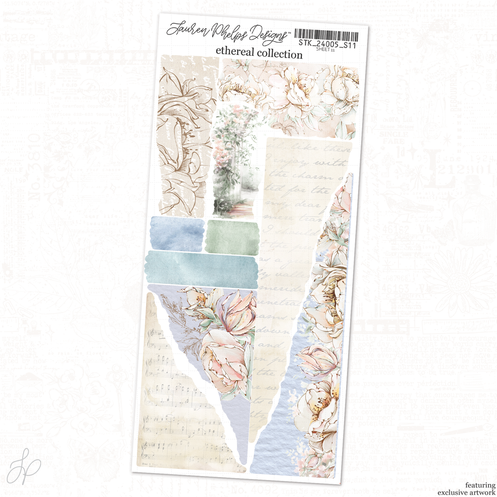 Ethereal Collection | Torn Edges | Sheet 11