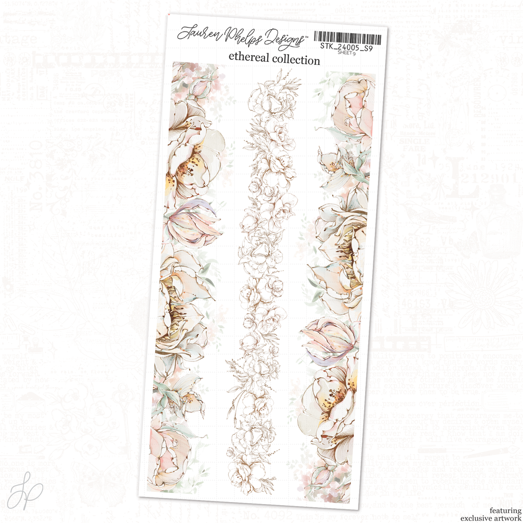 Ethereal Collection | Border Strips | Sheet 9