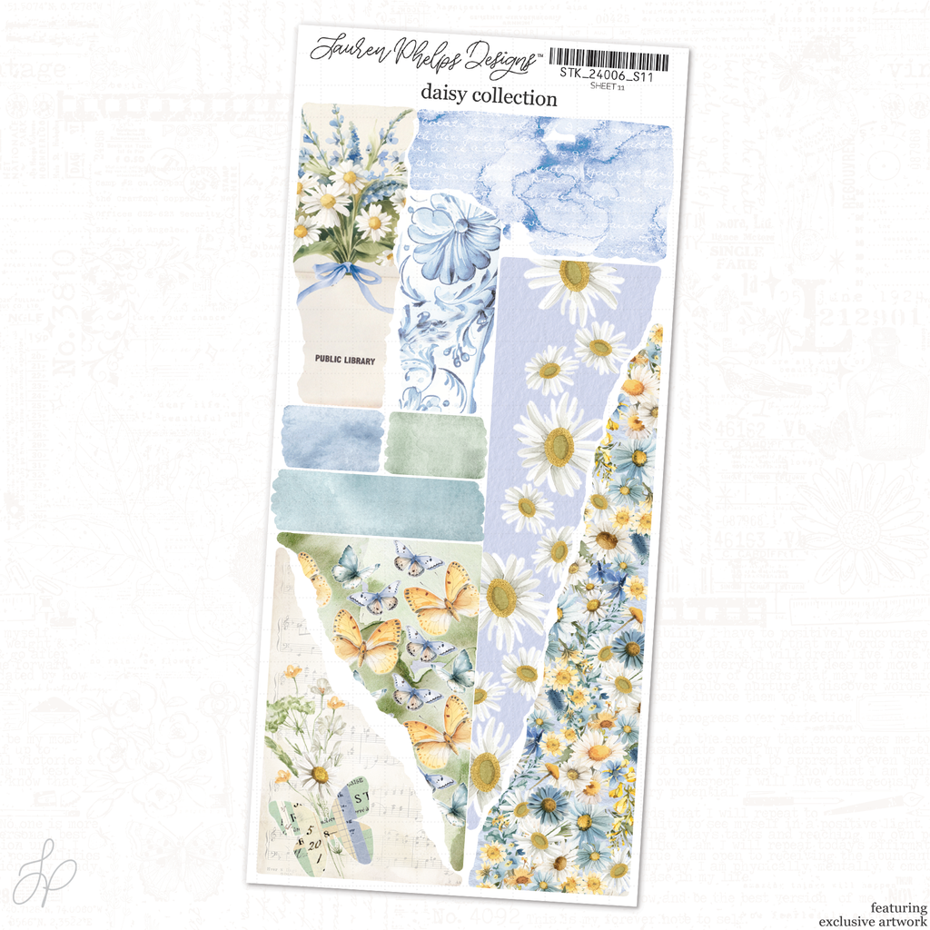 Daisy Collection | Torn Edges | Sheet 11