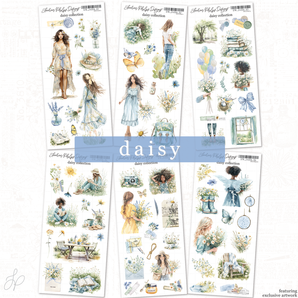 Daisy Collection | Icon Bundle | Sheets 1-6