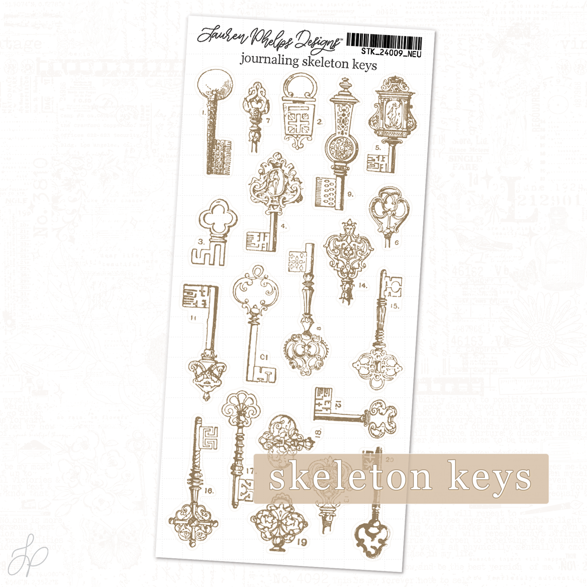 Journaling Skeleton Keys | Classically Chic Basics – Lauren Phelps Designs
