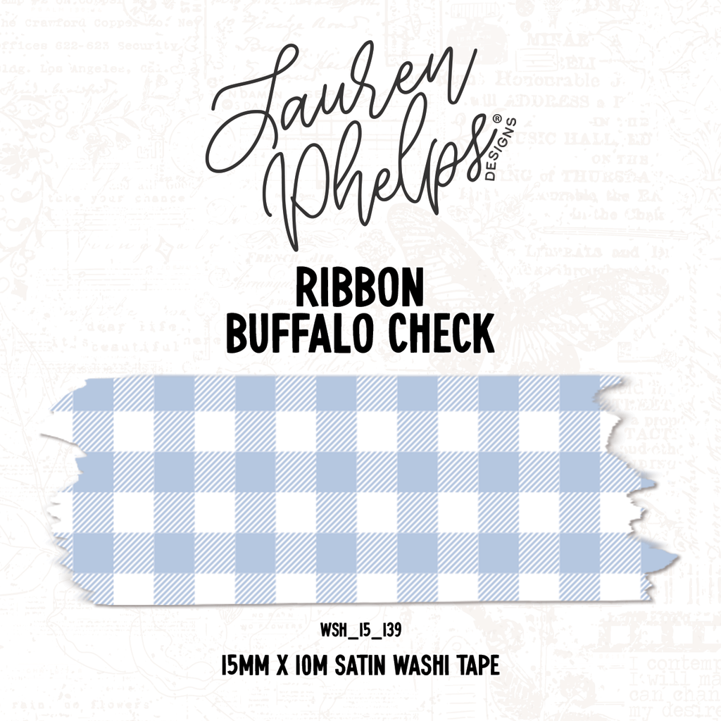 Ribbon | Buffalo Check 15mm washi