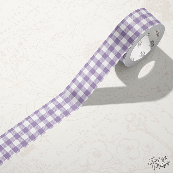 Lavender | Buffalo Check 15mm washi