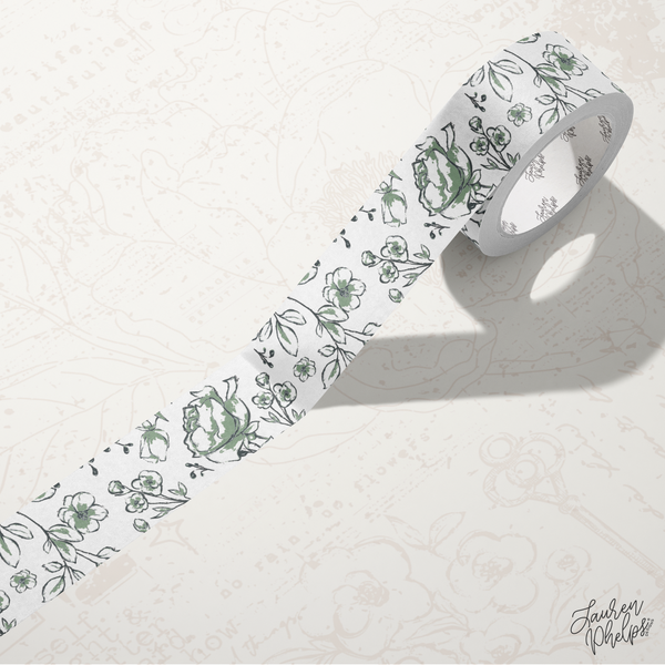 Sprout | Floral Bloom 15mm washi