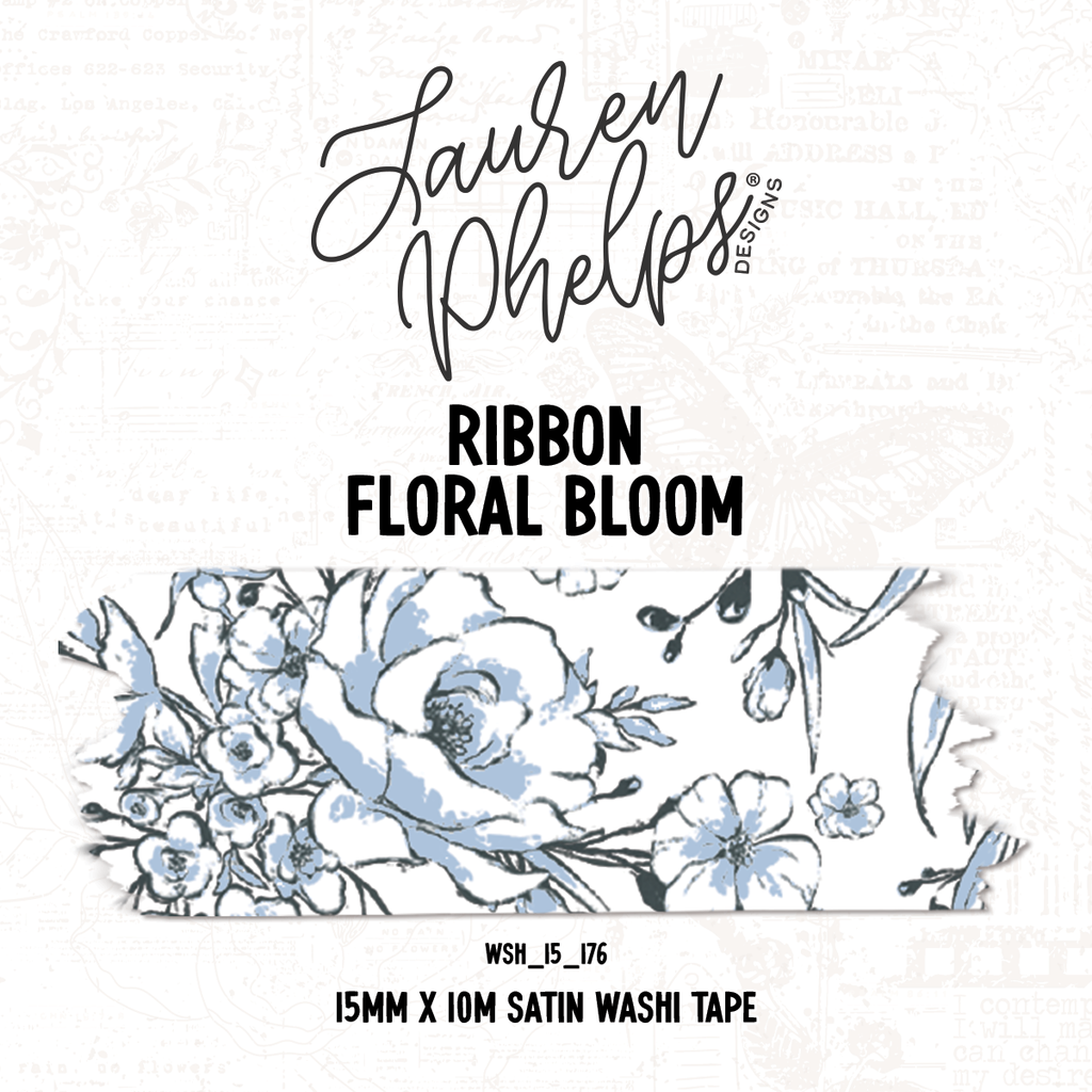 Ribbon | Floral Bloom 15mm washi