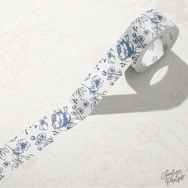 Jean | Floral Bloom 15mm washi