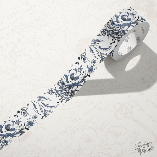 Steele | Floral Bloom 15mm washi