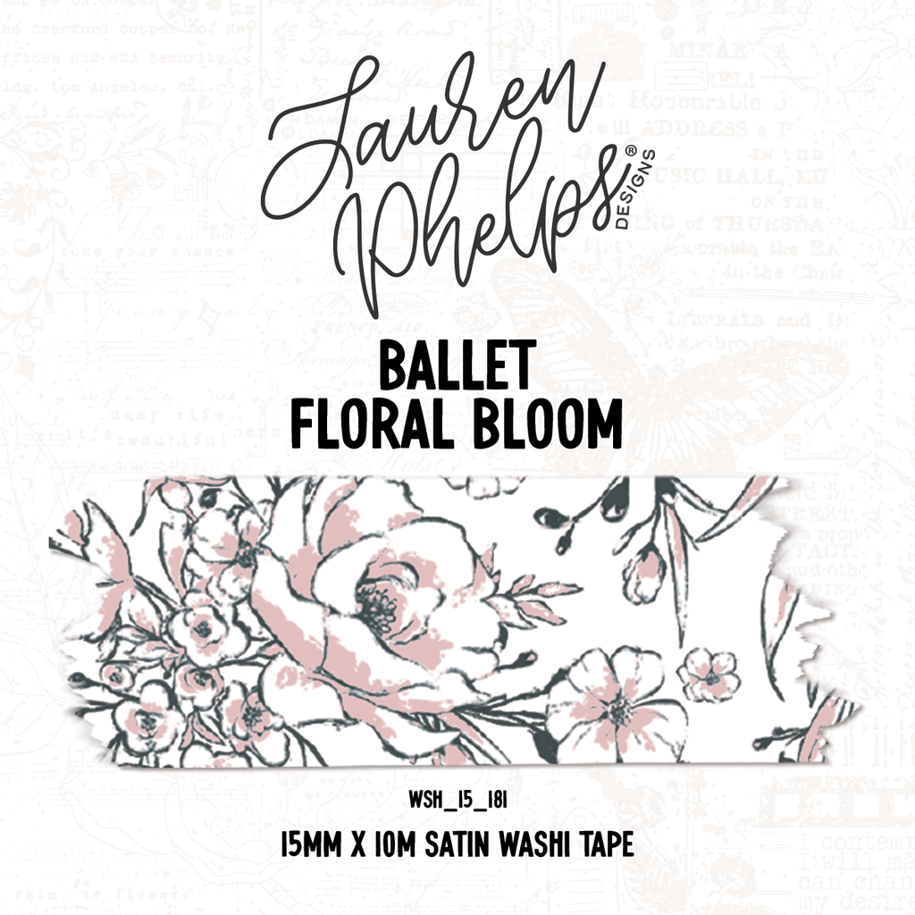 Ballet | Floral Bloom 15mm washi