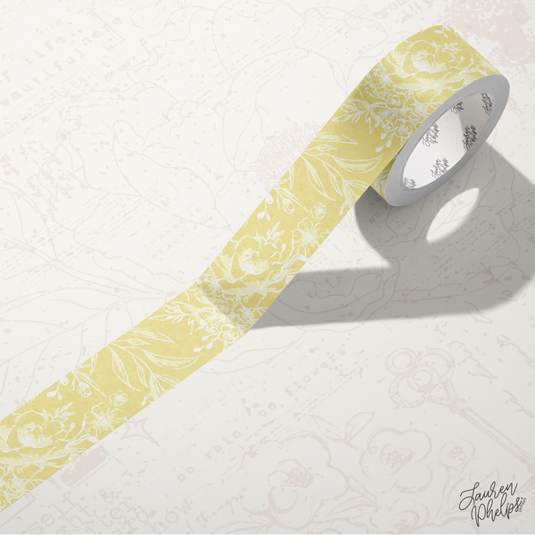 Buttercup | Solid Floral Bloom 15mm washi