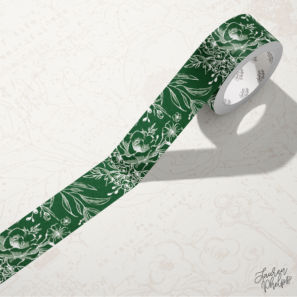 Timber | Solid Floral Bloom 15mm washi