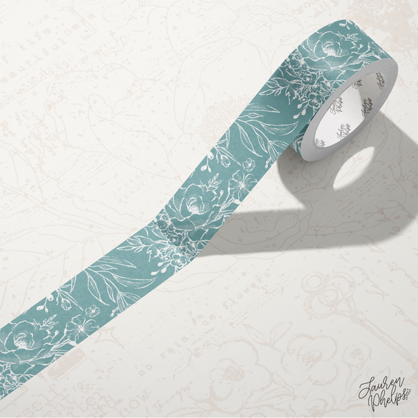Icehouse | Solid Floral Bloom 15mm washi