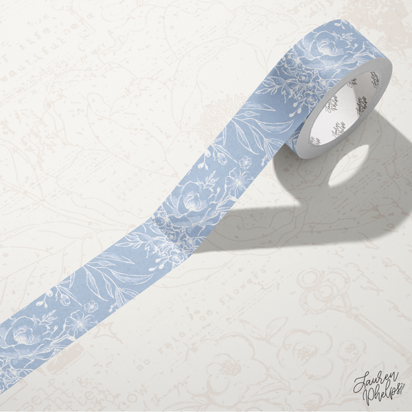 Ribbon | Solid Floral Bloom 15mm washi