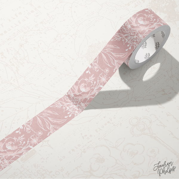 Ballet | Solid Floral Bloom 15mm washi