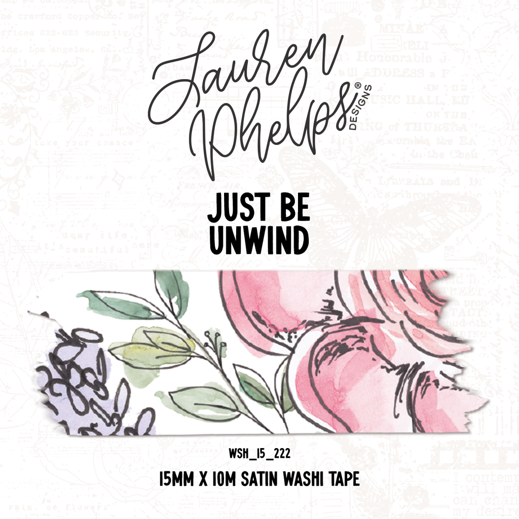 Just Be | Unwind 15mm washi