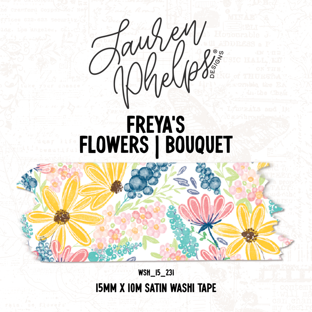 Freya's Flowers | Bouquet 15mm washi