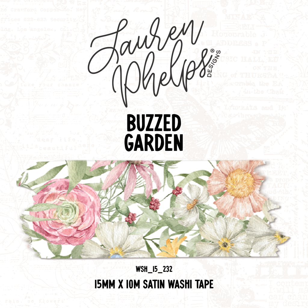 Buzzed | Garden 15mm washi