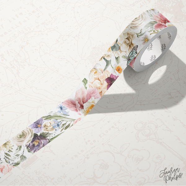 Vintage Charm | Fresh Daffodil 15mm washi