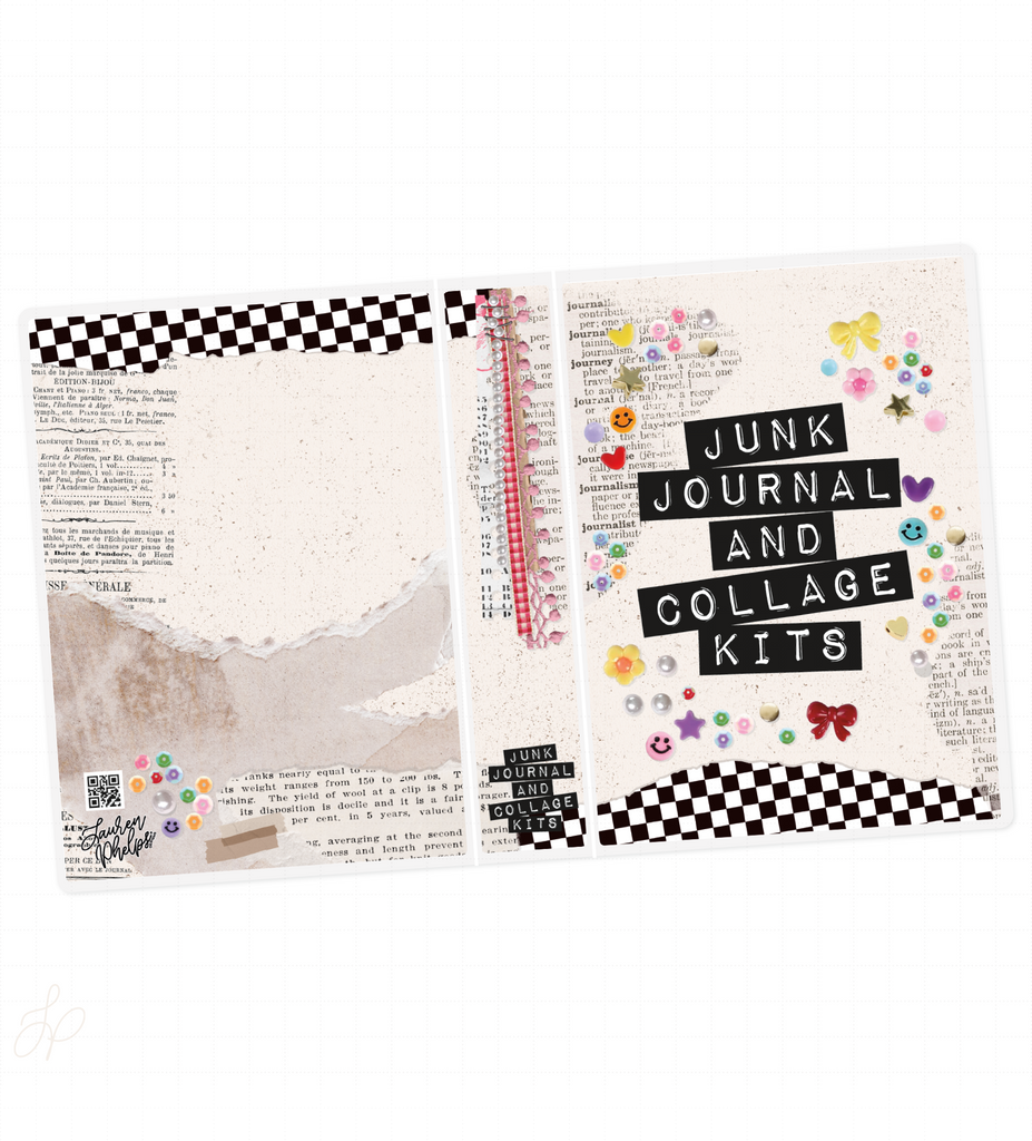 Beaded Trinkets Junk Journal Kits Album | Label Maker