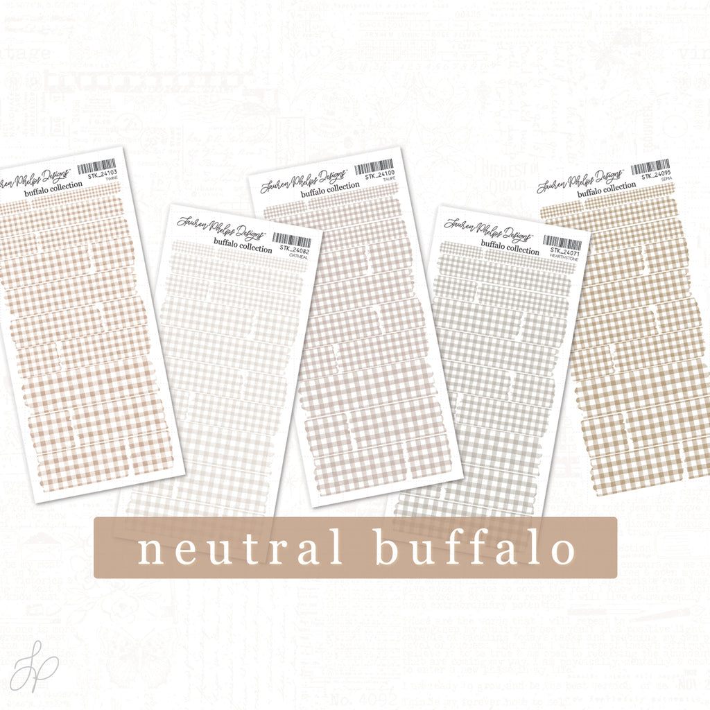 Journaling Buffalo Color Sets | 10 colors | Set of 5