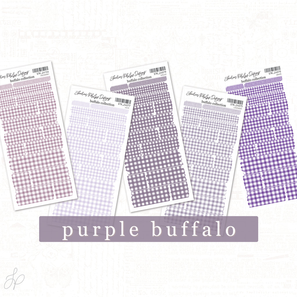 Journaling Buffalo Color Sets | 10 colors | Set of 5