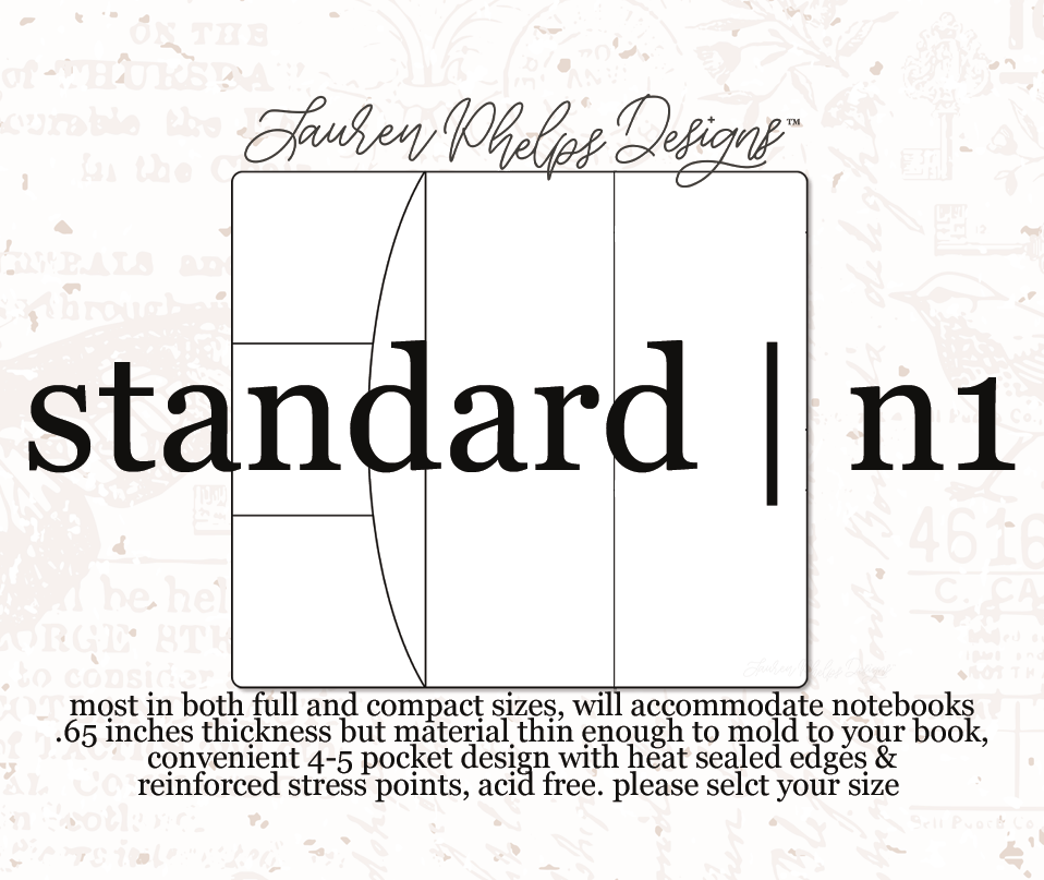 Clear Soft Vinyl Notebook Cover with pockets | Now in 12 *new* sizes