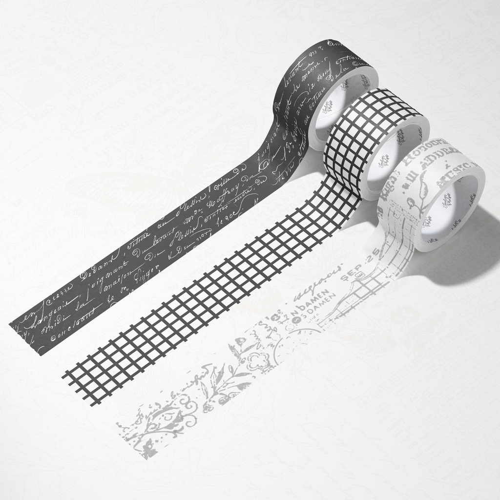 Vintage Greys Washi Bundle