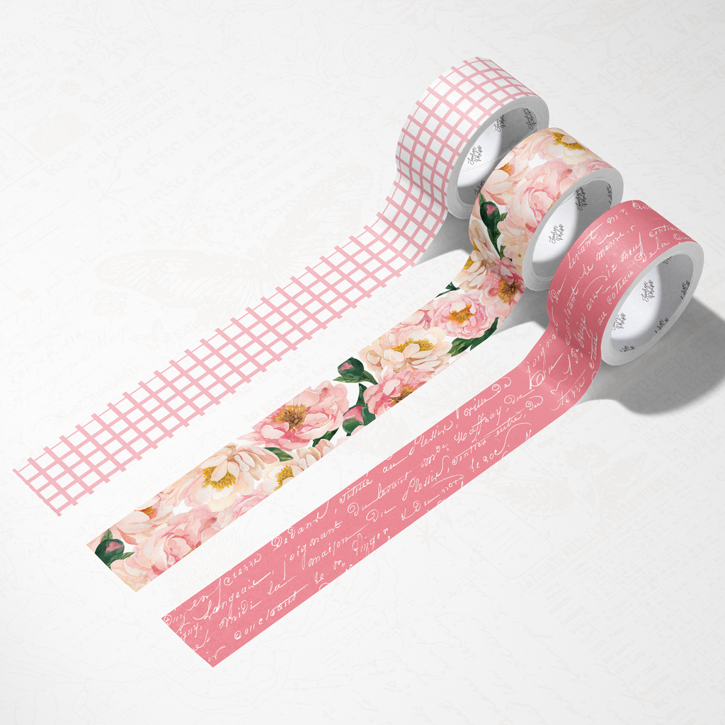 Pink Peony Washi Bundle