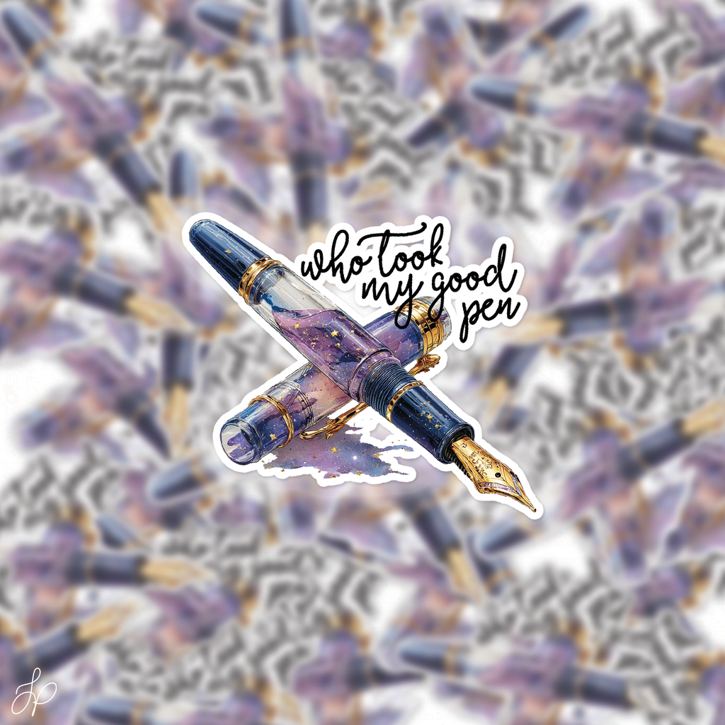 Who Took My Pen Decal Sticker