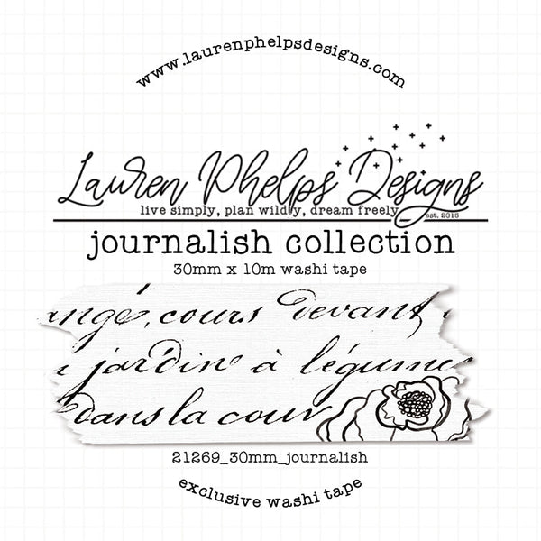 Journalish Collection Journalish Washi 30mm