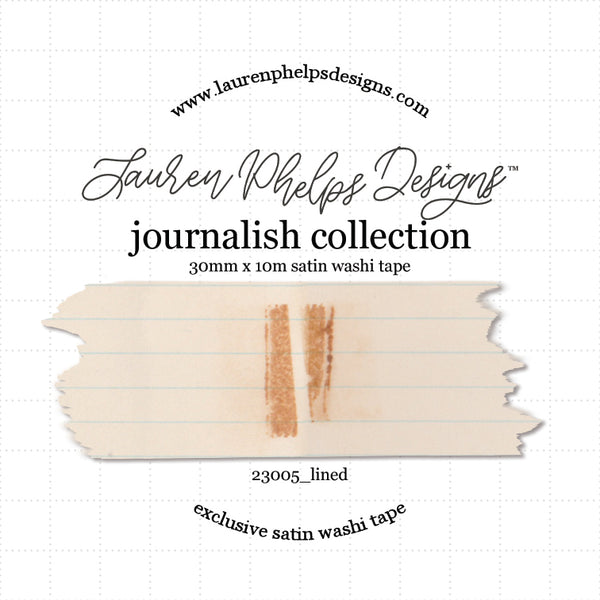 Journalish Collection Index Card Washi 30mm