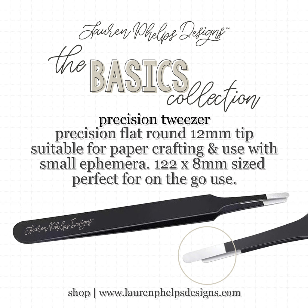 Precision Planning Tweezers 12mm Round Tip – laurenphelpsdesigns