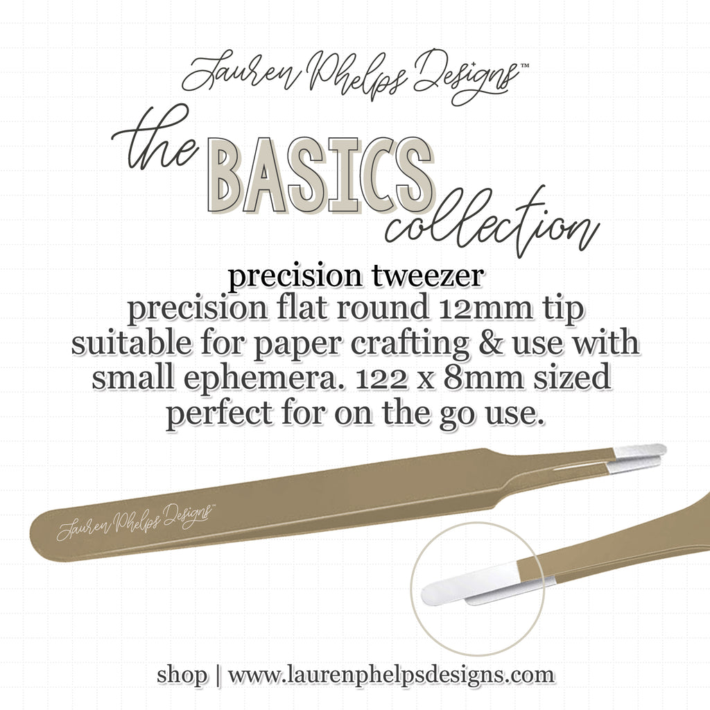 Precision Planning Tweezers 12mm Round Tip – laurenphelpsdesigns